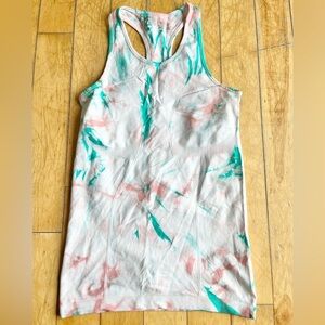 Zyia Activewear Performance Tie-Dye Racerback Tank Top Size XS